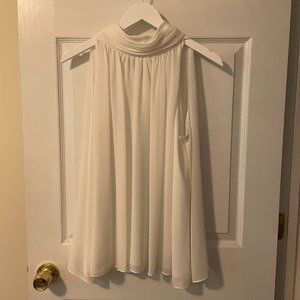 Vince Camuto White Sleeveless Blouse